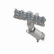 Load image into Gallery viewer, MagnaFlow 06-08 Hyundai Sonata 2.4L Direct Fit CARB Compliant Manifold Catalytic Converter - Side View