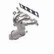 Load image into Gallery viewer, MagnaFlow 06-08 Hyundai Sonata 2.4L Direct Fit CARB Compliant Manifold Catalytic Converter - Installation View