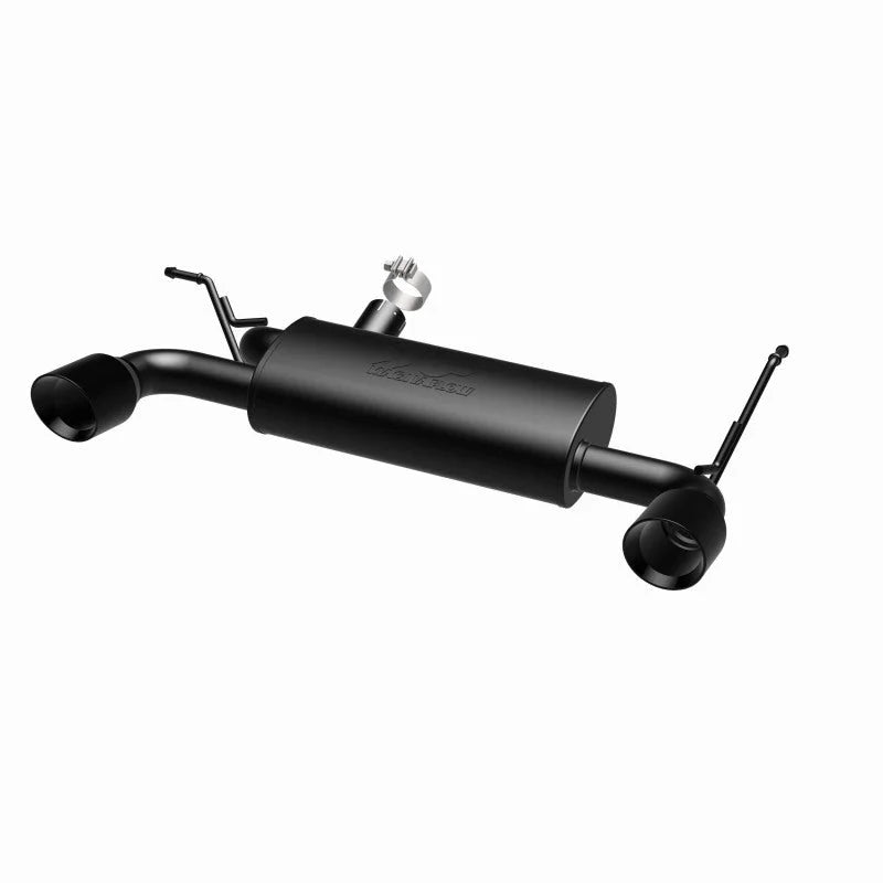 MagnaFlow 07-17 Jeep Wrangler JK 3.8/3.6L Dual Split Rear Exit Black Axle-Back Exhaust - Additional View 11