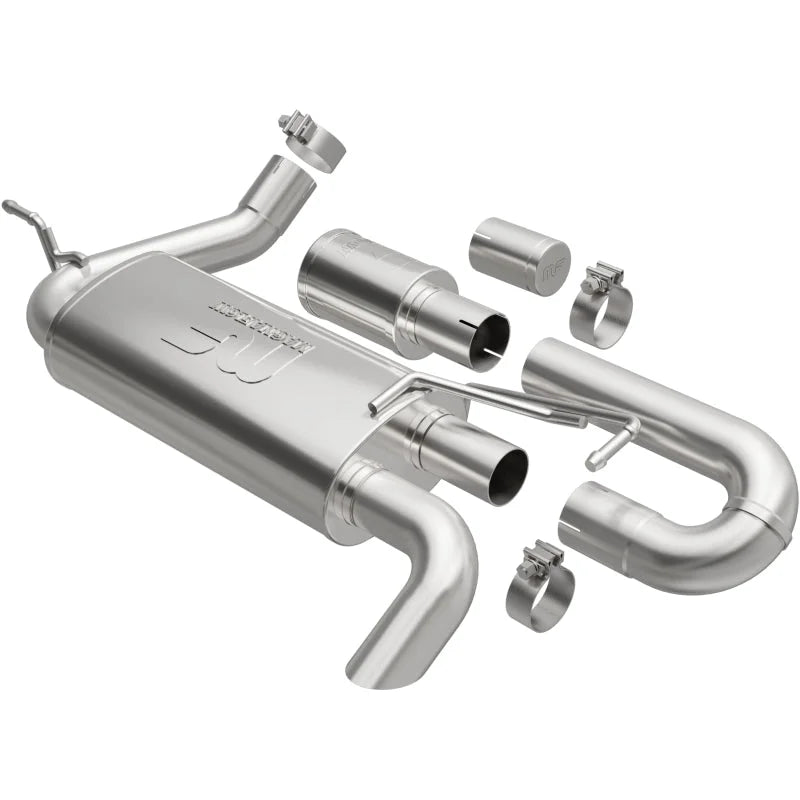 MagnaFlow 07-18 Jeep Wrangler JK Overland Series Axle-Back Exhaust System - Main Product View