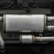 Load image into Gallery viewer, MagnaFlow 07-18 Jeep Wrangler JK Overland Series Axle-Back Exhaust System - Back View