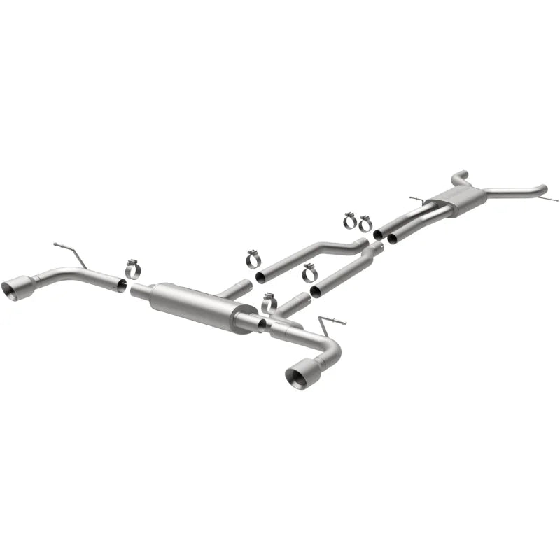 MagnaFlow 07 Audi Q7 V8 4.2L Dual Split Rear Exit Stainless Cat-Back Perf Exhaust - Main Product View