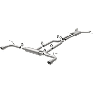 MagnaFlow 07 Audi Q7 V8 4.2L Dual Split Rear Exit Stainless Cat-Back Perf Exhaust - Main Product View