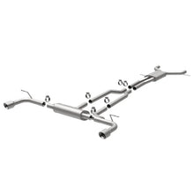 Load image into Gallery viewer, MagnaFlow 07 Audi Q7 V8 4.2L Dual Split Rear Exit Stainless Cat-Back Perf Exhaust - Side View