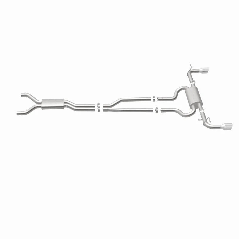 MagnaFlow 07 Audi Q7 V8 4.2L Dual Split Rear Exit Stainless Cat-Back Perf Exhaust - Additional View 9