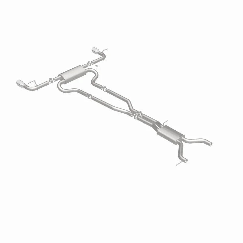 MagnaFlow 07 Audi Q7 V8 4.2L Dual Split Rear Exit Stainless Cat-Back Perf Exhaust - Additional View 11