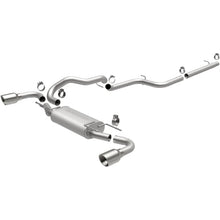 Load image into Gallery viewer, MagnaFlow 10-12 Mazda 3 L4 2.5L Hatchback Split Rear Exit Stainless Cat Back Performance Exhaust - Main Product View