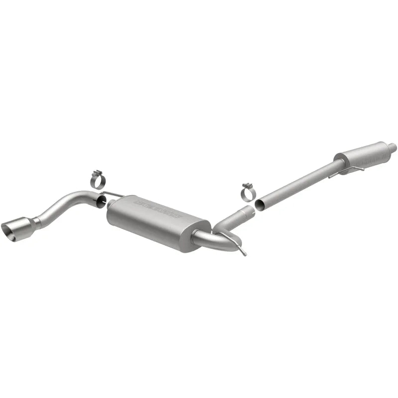 MagnaFlow 10-13 GMC Terrain L4 2.4L Single Straight D/S Rear Exit Stainless Cat Back Perf Exhaust - Main Product View