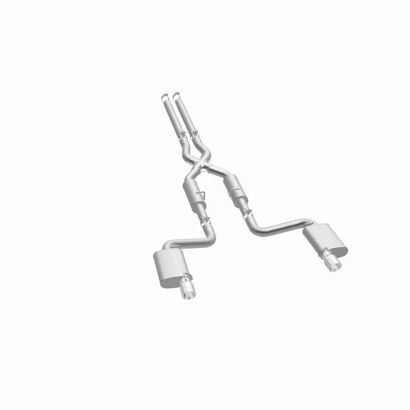 MagnaFlow 11-12 Dodge Charger SRT-8 Hemi Dual Split Rear Exit Stainless Cat-Back Performance Exhaust - Additional View 8