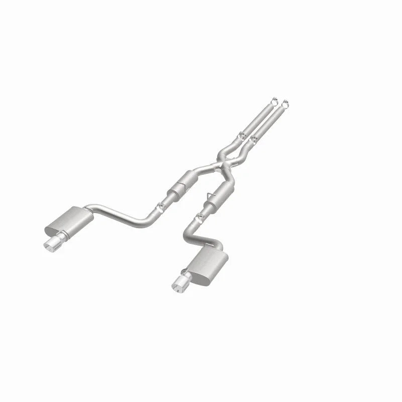 MagnaFlow 11-12 Dodge Charger SRT-8 Hemi Dual Split Rear Exit Stainless Cat-Back Performance Exhaust - Additional View 14
