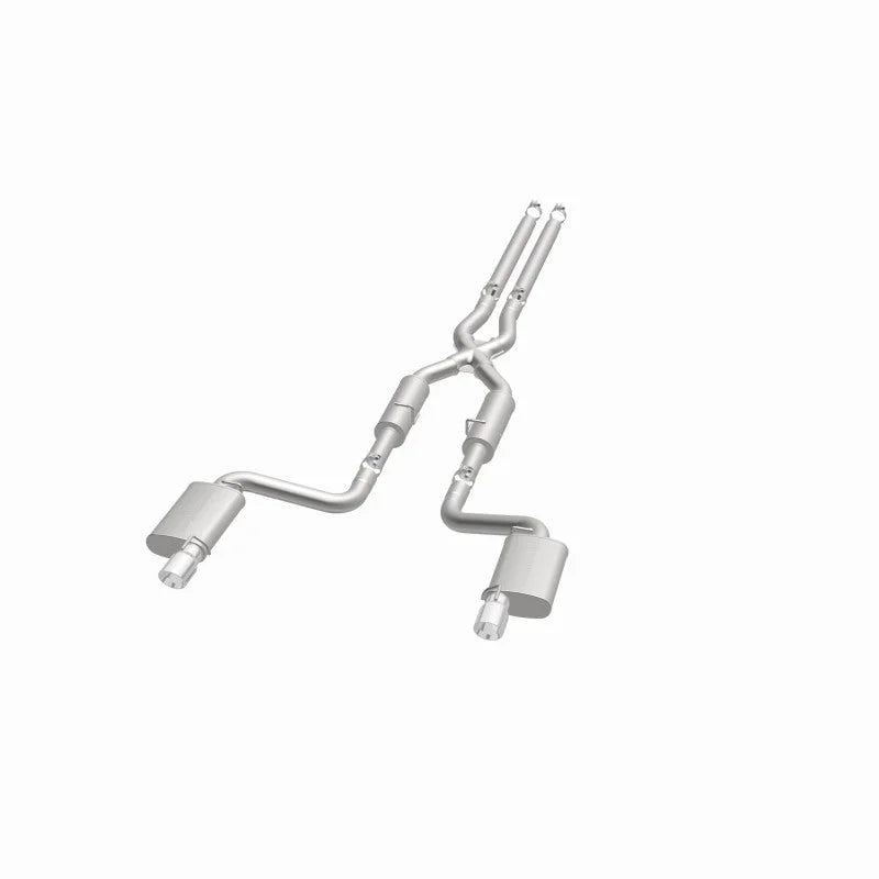 MagnaFlow 11-12 Dodge Charger SRT-8 Hemi Dual Split Rear Exit Stainless Cat-Back Performance Exhaust - Additional View 15
