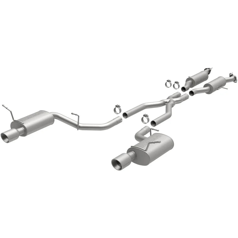 MagnaFlow 11-12 Dodge Durango V8 5.7L Dual Split Rear Exit Stainless Cat Back Performance Exhaust - Main Product View