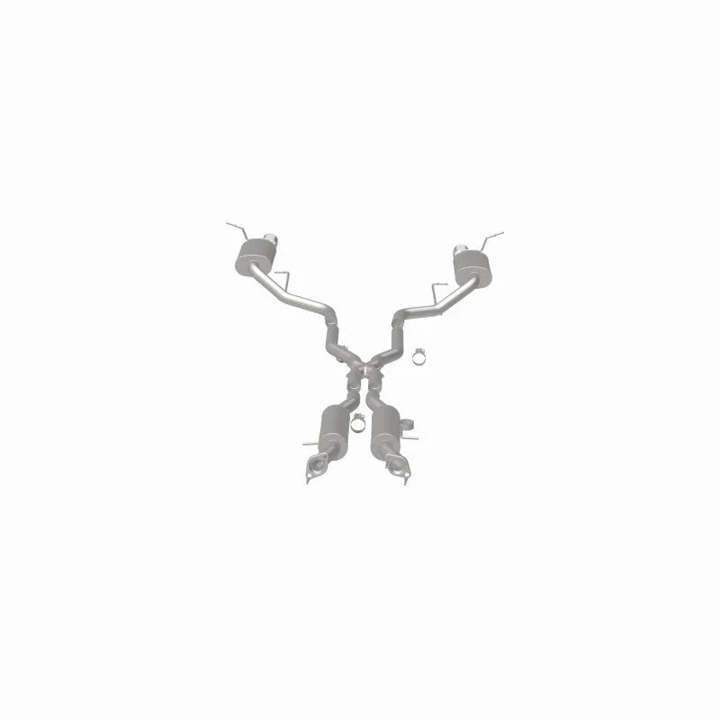 MagnaFlow 11-12 Dodge Durango V8 5.7L Dual Split Rear Exit Stainless Cat Back Performance Exhaust - Additional View 8