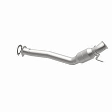 Load image into Gallery viewer, MagnaFlow 11-12 Ram 2500/3500 6.7L Front Direct Fit Stainless Catalytic Converter - Installation View