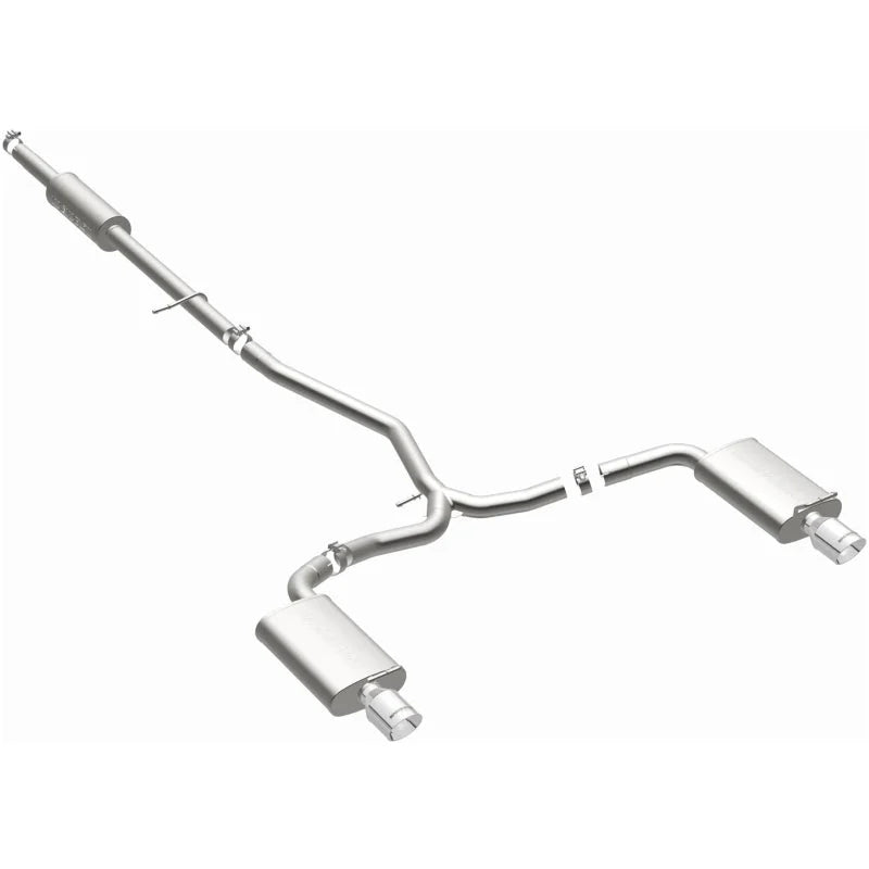 MagnaFlow 11-13 Ford Explorer V6 3.5L SS Catback Exhaust Dual Split Rear Exit w/ 3.5in SS Tips - Additional View 9