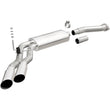 Load image into Gallery viewer, MagnaFlow 11-13 Ford F-150 Pickup Dual Same Side Before P/S Rear Tire Stainless CatBack Perf Exhaust - Main Product View