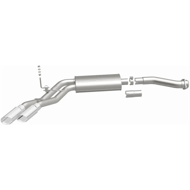 MagnaFlow 11-13 Ford F-150 Pickup Dual Same Side Before P/S Rear Tire Stainless CatBack Perf Exhaust - Additional View 6