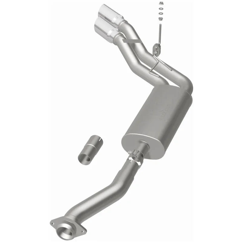 MagnaFlow 11-13 Ford F-150 Pickup Dual Same Side Before P/S Rear Tire Stainless CatBack Perf Exhaust - Additional View 7