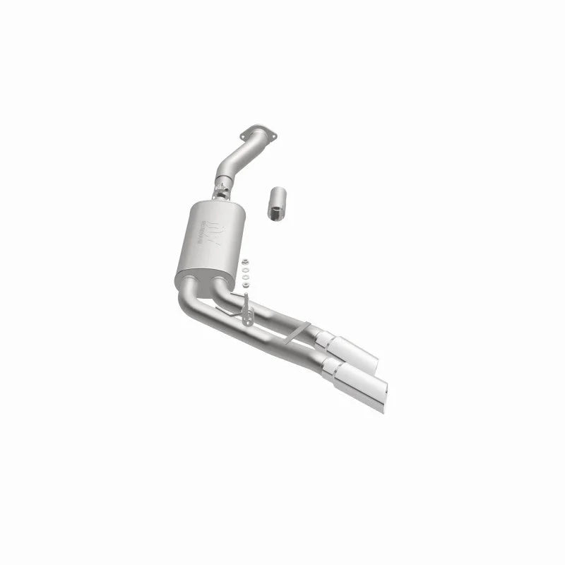 MagnaFlow 11-13 Ford F-150 Pickup Dual Same Side Before P/S Rear Tire Stainless CatBack Perf Exhaust - Additional View 10