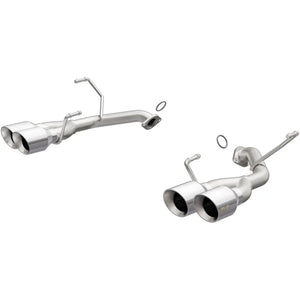 MagnaFlow 11-14 Subaru Impreza / 15-19 Subaru WRX/STI Competition Axle Back w/ Quad Polished Tips - Main Product View