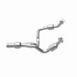 Load image into Gallery viewer, MagnaFlow 11-15 GMC Yukon 6.2L Direct Fit Converter - Side View