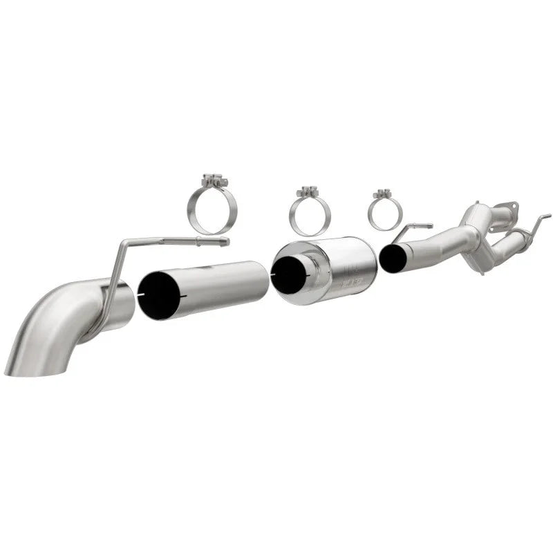 MagnaFlow 11-16 Ford F-250 6.2L 3.5in Single P/S Off Road Pro Series Performance C/B Exhaust - Main Product View
