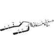 Load image into Gallery viewer, MagnaFlow 11-19 Chevrolet Silverado 2500/3500 HD V8-6.0L Dual Split Cat-Back Exhaust w/Black Tips - Main Product View