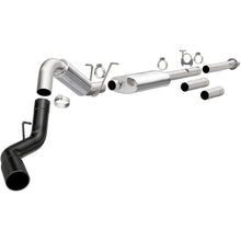 Load image into Gallery viewer, MagnaFlow 11-19 GM 2500/3500 6.0L 4in Single Passenger Side Rear Exit Cat-Back Exhaust w/Black Tips - Main Product View
