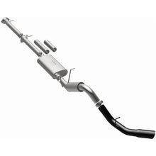 Load image into Gallery viewer, MagnaFlow 11-19 GM 2500/3500 6.0L 4in Single Passenger Side Rear Exit Cat-Back Exhaust w/Black Tips - Additional View 11