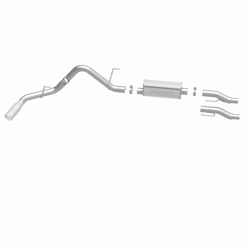 MagnaFlow 11 Ford F-150 3.7L/5.0L/6.2L SS Catback Exhaust Single Rear Side Exit w/ 4in SS Tips - Additional View 7
