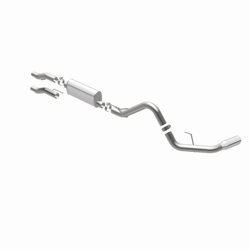 MagnaFlow 11 Ford F-150 3.7L/5.0L/6.2L SS Catback Exhaust Single Rear Side Exit w/ 4in SS Tips - Additional View 13