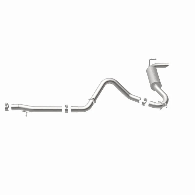 MagnaFlow 12-14 Jeep Wrangler 3.6L Single Straight Rear P/S Exit Stainless C/b Perf Exhaust-Comp - Additional View 11
