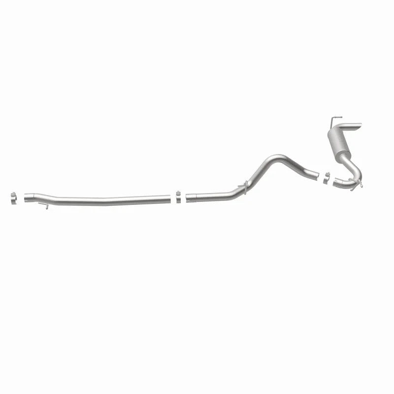 MagnaFlow 12-14 Jeep Wrangler 4dr Single Straight Rear P/S Exit Stainless C/B Performance Exhaust - Additional View 8