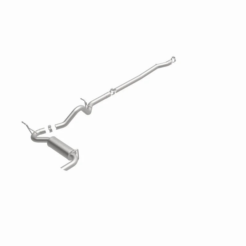 MagnaFlow 12-14 Jeep Wrangler 4dr Single Straight Rear P/S Exit Stainless C/B Performance Exhaust - Additional View 9