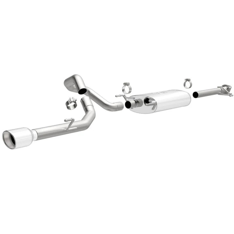 MagnaFlow 12-14 Toyota 4Runner V6 4.0L Single Straight P/S Rear Exit SS Cat Back Performance Exhaust - Side View