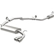 Load image into Gallery viewer, MagnaFlow 12 Ford Focus L4 2.0L HB Single Straight P/S Rear Exit Stainless Cat Back Perf Exhaust - Main Product View