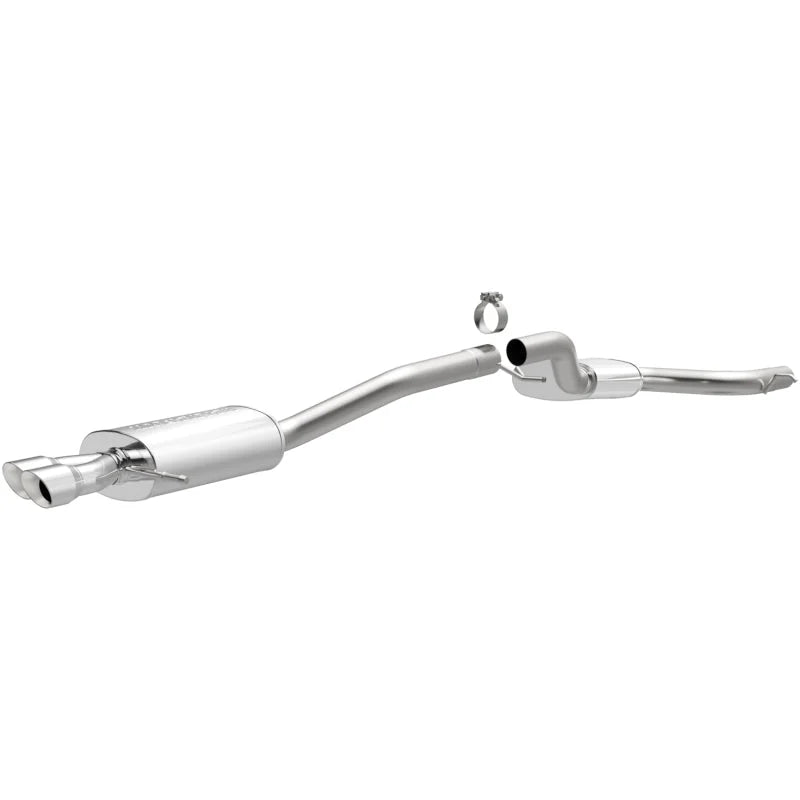 MagnaFlow 12 VW Jetta 2.0L Turbocharged Dual Straight D/S Rear Exit Stainless Cat Back Perf Exhaust - Main Product View