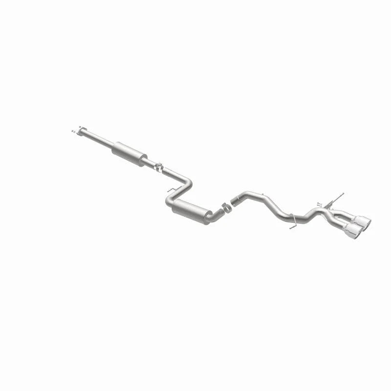 MagnaFlow 13 Ford Focus 2.0L Turbocharged ST Dual Center Rear Exit Stainless Cat Back Perf Exhaust - Additional View 14