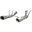 Load image into Gallery viewer, MagnaFlow 13 Ford Mustang Dual Split Rear Exit Stainless Axle-Back Cat Back Exhaust (Competition) - Main Product View