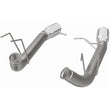 Load image into Gallery viewer, MagnaFlow 13 Ford Mustang Dual Split Rear Exit Stainless Axle-Back Cat Back Exhaust (Competition) - Additional View 7