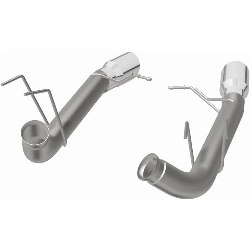 MagnaFlow 13 Ford Mustang Dual Split Rear Exit Stainless Axle-Back Cat Back Exhaust (Competition) - Additional View 7
