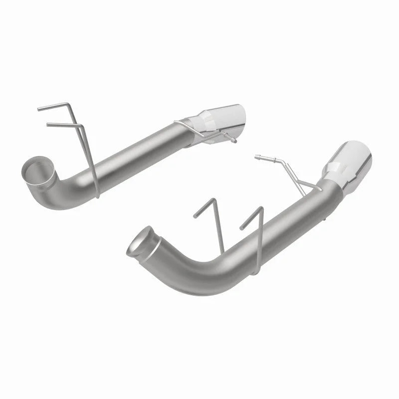 MagnaFlow 13 Ford Mustang Dual Split Rear Exit Stainless Axle-Back Cat Back Exhaust (Competition) - Additional View 11