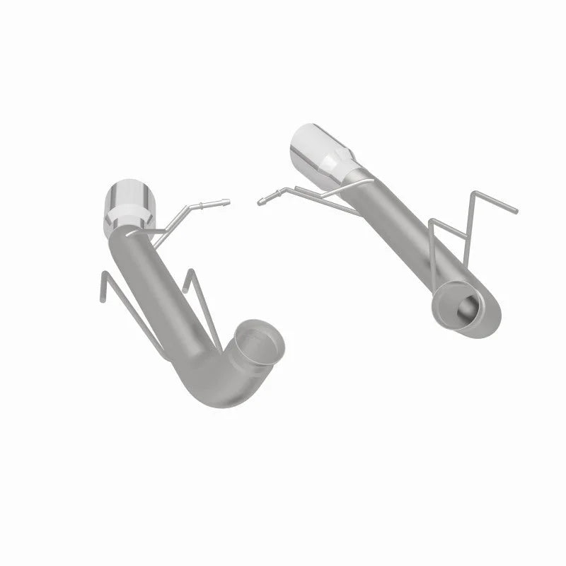 MagnaFlow 13 Ford Mustang Dual Split Rear Exit Stainless Axle-Back Cat Back Exhaust (Competition) - Additional View 12