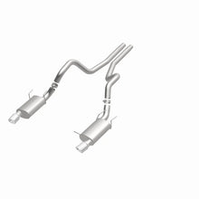 Load image into Gallery viewer, MagnaFlow 13 Ford Mustang Dual Split Rear Exit Stainless Cat Back Performance Exhaust (Street) - Additional View 9
