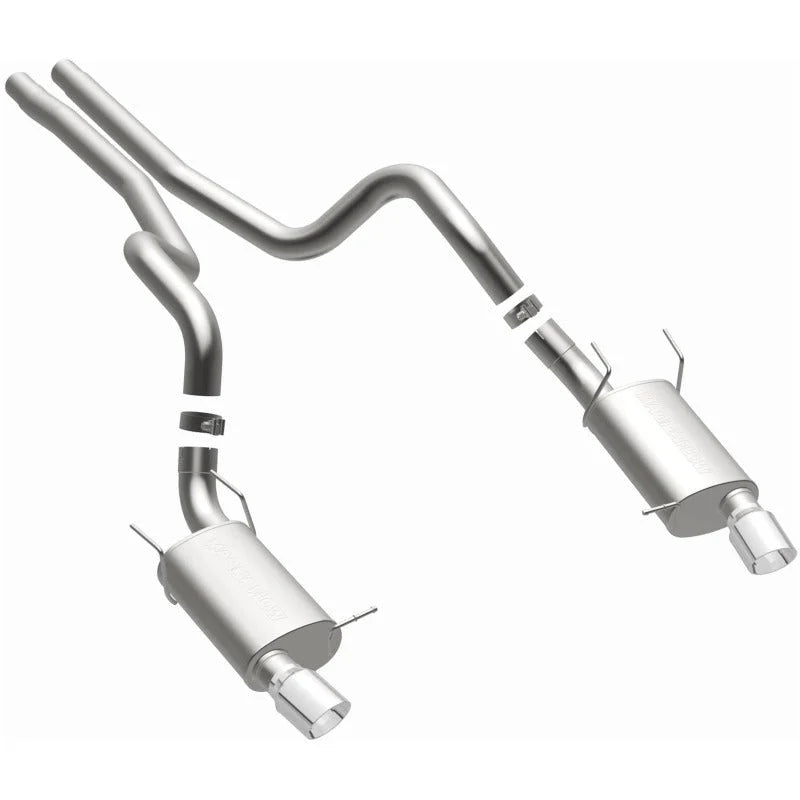 MagnaFlow 13 Ford Mustang Dual Split Rear Exit Stainless Cat Back Performance Exhaust (Street) - Additional View 16