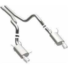 Load image into Gallery viewer, MagnaFlow 13 Ford Mustang Dual Split Rear Exit Stainless Cat Back Performance Exhaust (Street) - Additional View 16