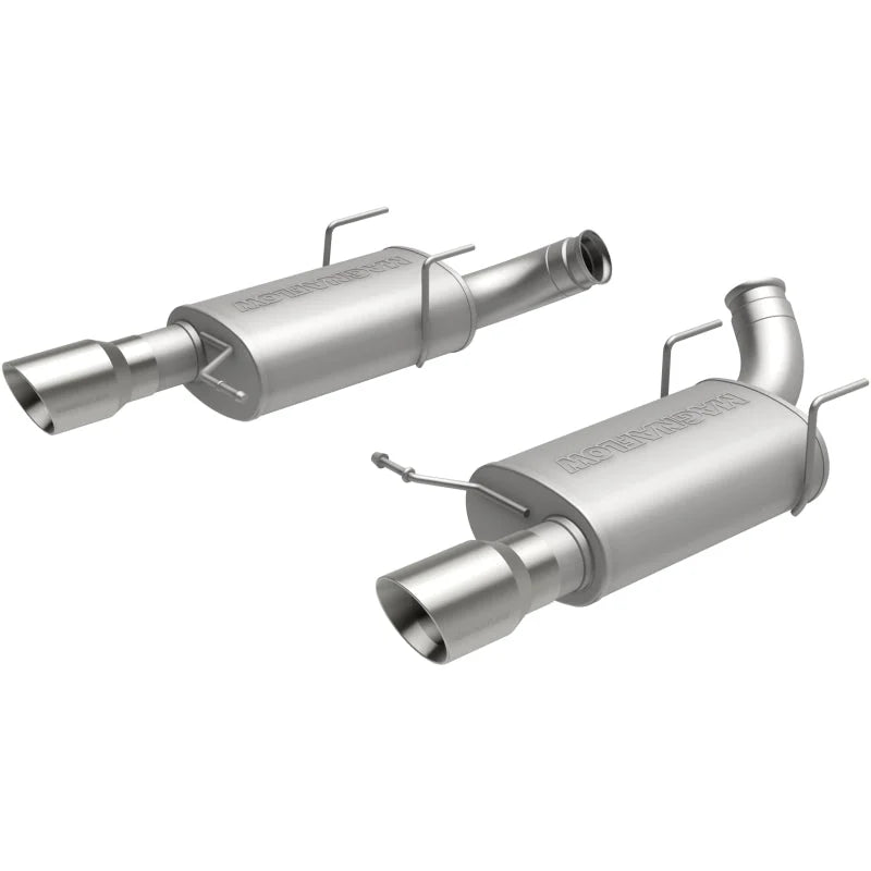 MagnaFlow 13 Ford Mustang V8 5.0L Dual Split Rear Exit Stainless Cat Back Performance Exhaust - Main Product View