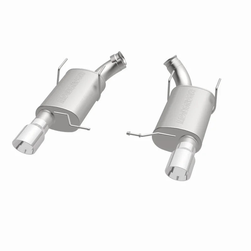 MagnaFlow 13 Ford Mustang V8 5.0L Dual Split Rear Exit Stainless Cat Back Performance Exhaust - Additional View 9