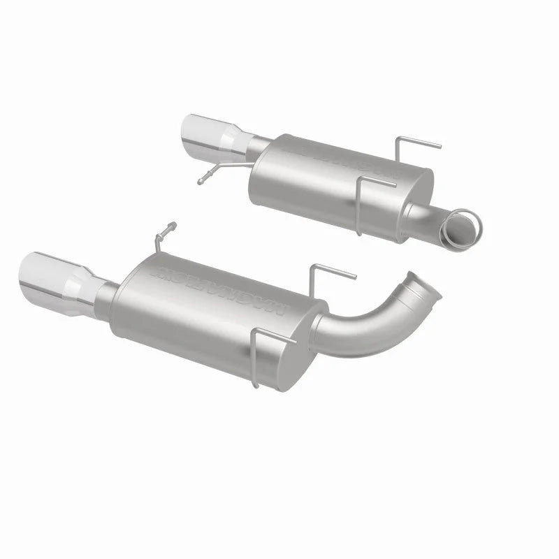 MagnaFlow 13 Ford Mustang V8 5.0L Dual Split Rear Exit Stainless Cat Back Performance Exhaust - Additional View 16