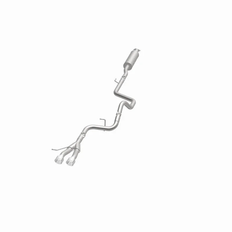 MagnaFlow 13 Hyundai Veloster 1.6L Turbo Dual Center Rear Exit Stainless Cat Back Perf Exhaust - Additional View 16